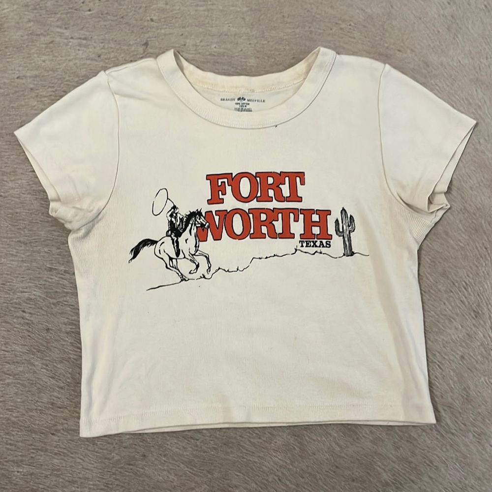 Brandy Melville Fort Worth fitted shirt